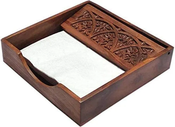 Rosewood_Carved_Square_Napkin_And_Tissue_Holder_7.5_Inch